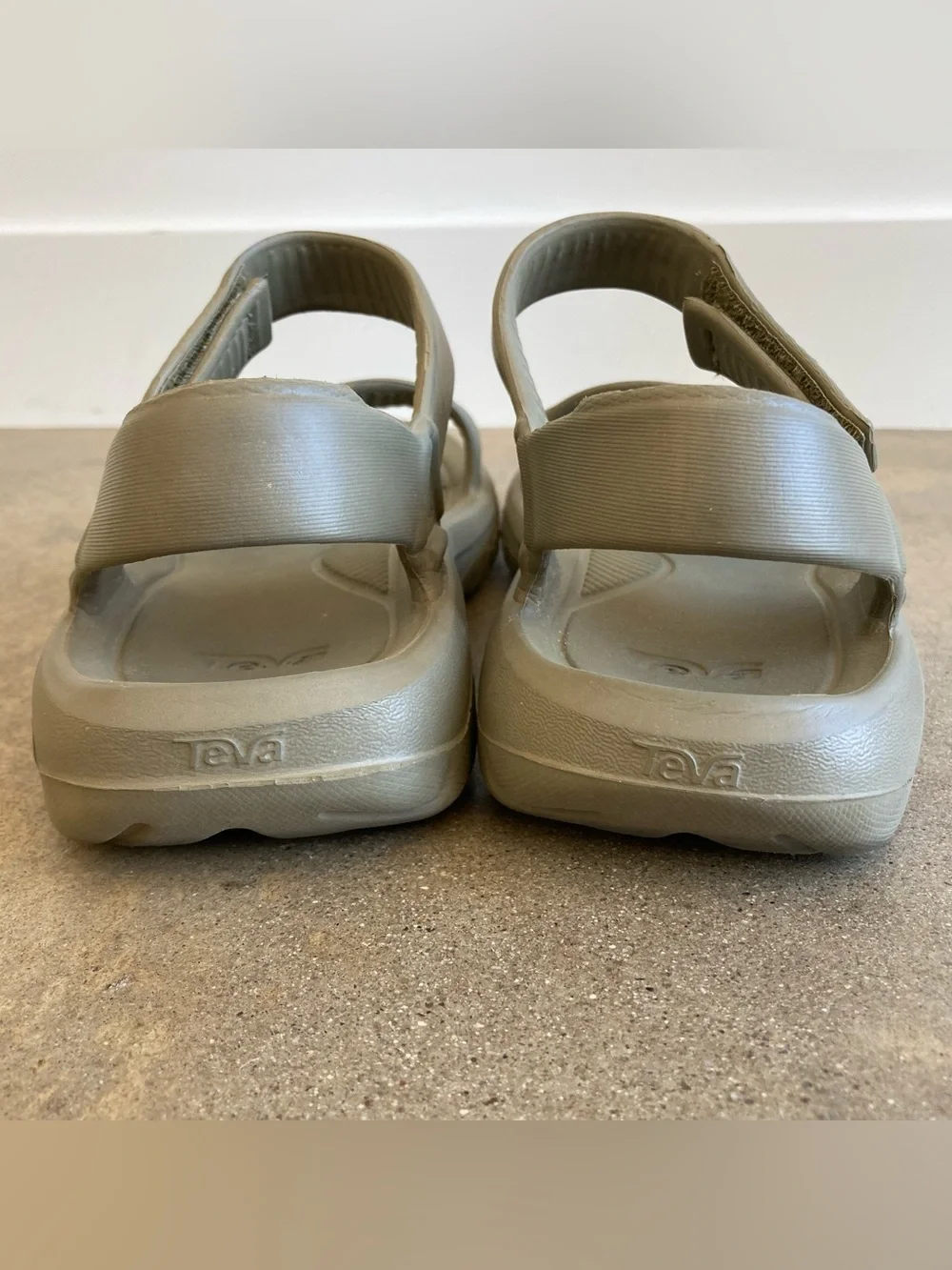 Teva Hurricane Drift Sandals Sage Olive Green Khaki Size 8